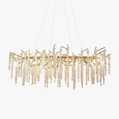 Wisteria Flower Crystal Chandelier - YhLamps
