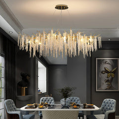 Wisteria Flower Crystal Chandelier - YhLamps