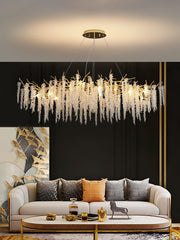 Wisteria Flower Crystal Chandelier - YhLamps