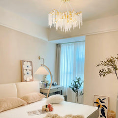 Wisteria Flower Crystal Chandelier - YhLamps