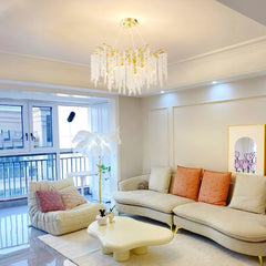 Wisteria Flower Crystal Chandelier - YhLamps