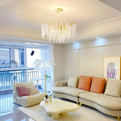 Wisteria Flower Crystal Chandelier - YhLamps