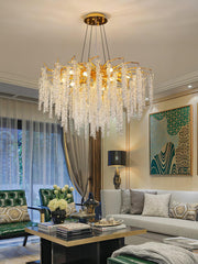 Wisteria Flower Crystal Chandelier - YhLamps
