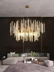 Wisteria Flower Crystal Chandelier - YhLamps