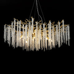 Wisteria Flower Crystal Chandelier - YhLamps