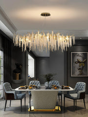 Wisteria Flower Crystal Chandelier - YhLamps
