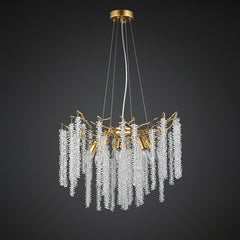 Wisteria Flower Crystal Chandelier - YhLamps