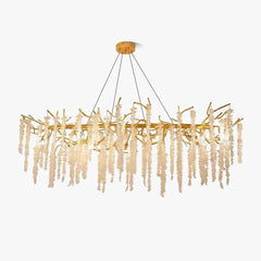 Wisteria Flower Crystal Chandelier - YhLamps