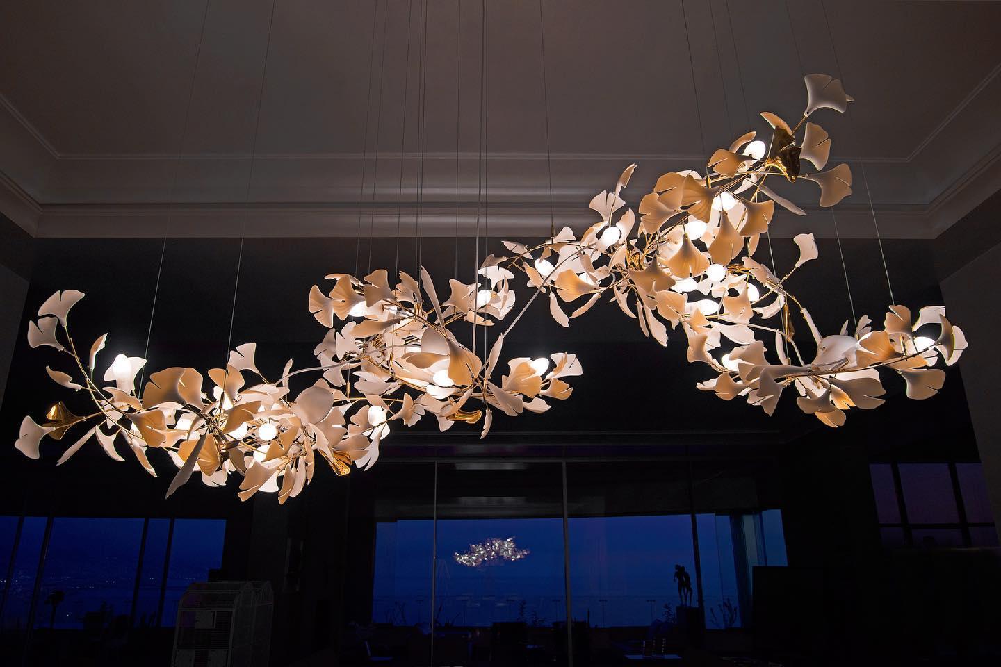 Gingko Chandelier A - YhLamps