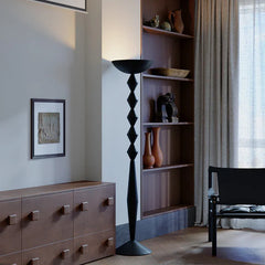 Totem Black Retro Floor Lamp - YhLamps