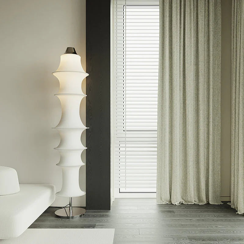 Falkland Elastic Fabric Floor Lamp - YhLamps