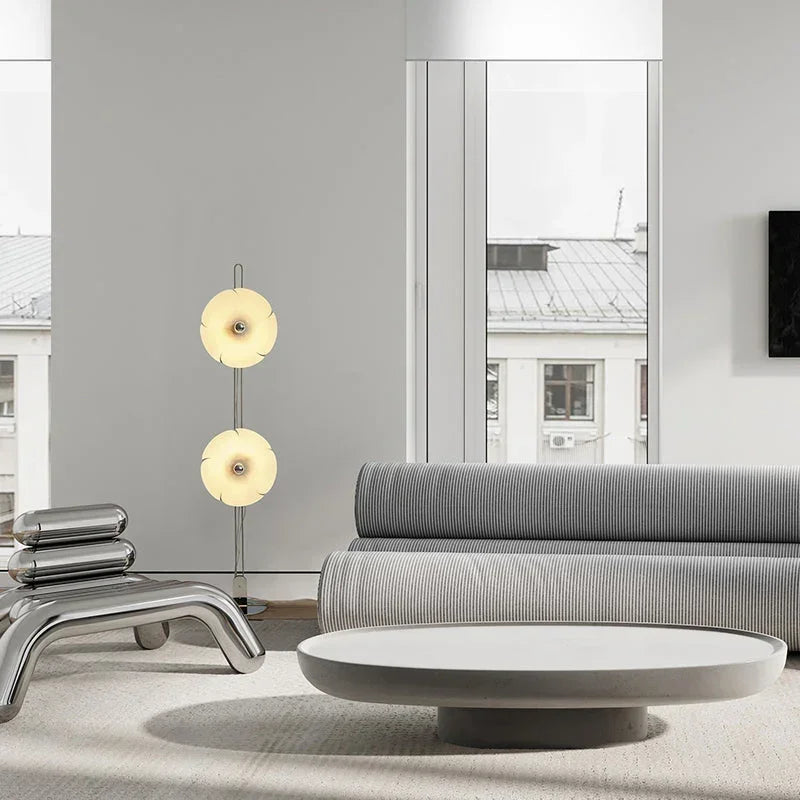 Flower Silver Floor Lamp - YhLamps