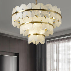 Alabaster Cloudscape Chandelier - YhLamps