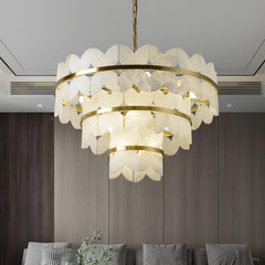 Alabaster Cloudscape Chandelier - YhLamps