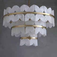 Alabaster Cloudscape Chandelier - YhLamps