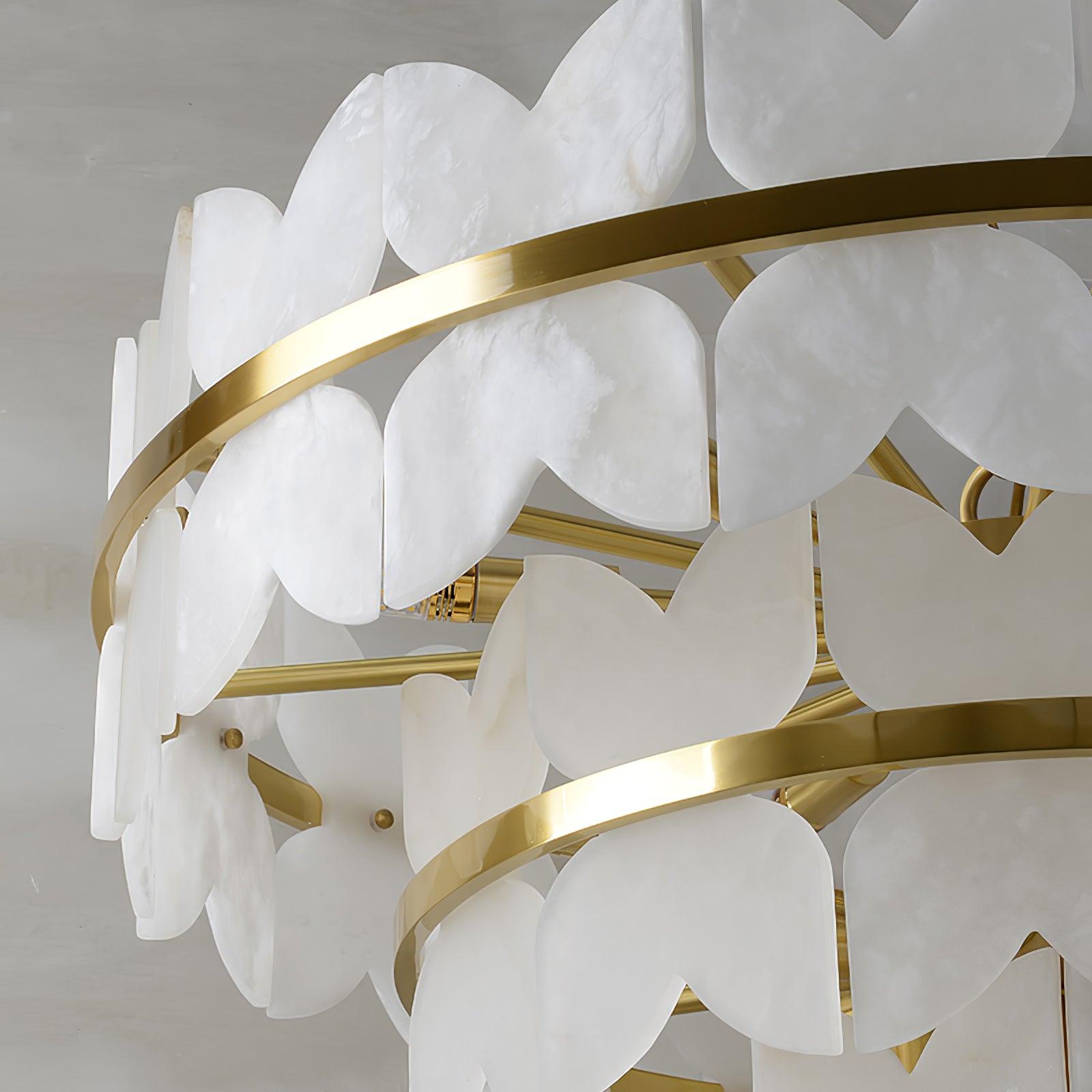 Alabaster Cloudscape Chandelier - YhLamps