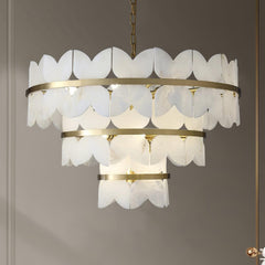 Alabaster Cloudscape Chandelier - YhLamps