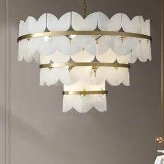 Alabaster Cloudscape Chandelier - YhLamps