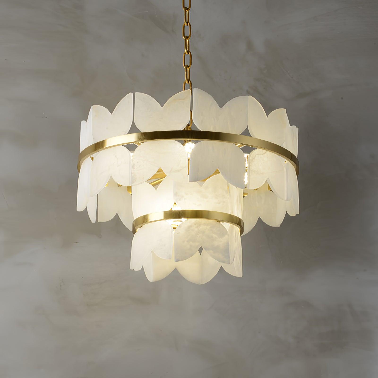 Alabaster Cloudscape Chandelier - YhLamps