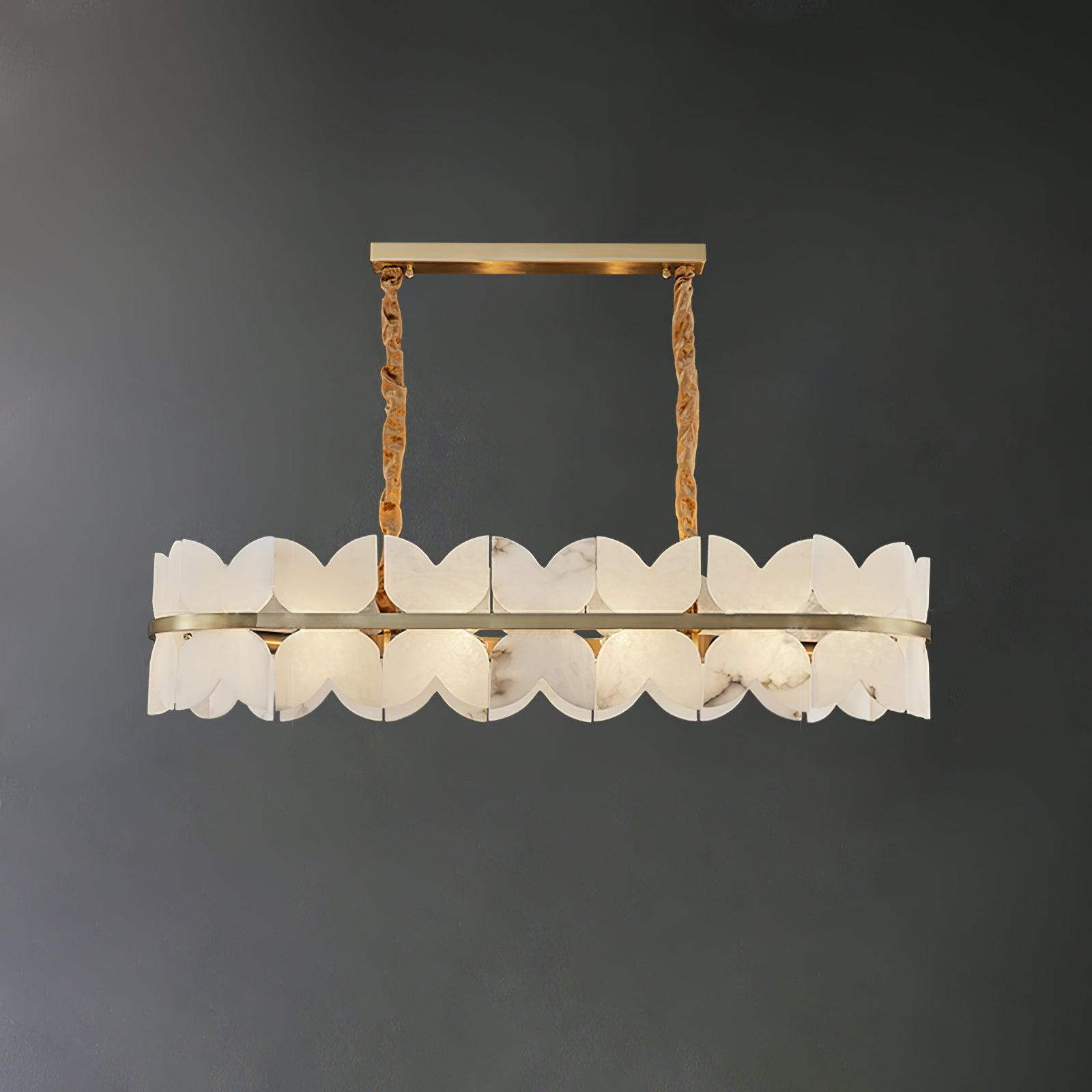 Alabaster Cloudscape Chandelier - YhLamps