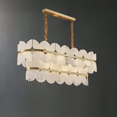 Alabaster Cloudscape Chandelier - YhLamps