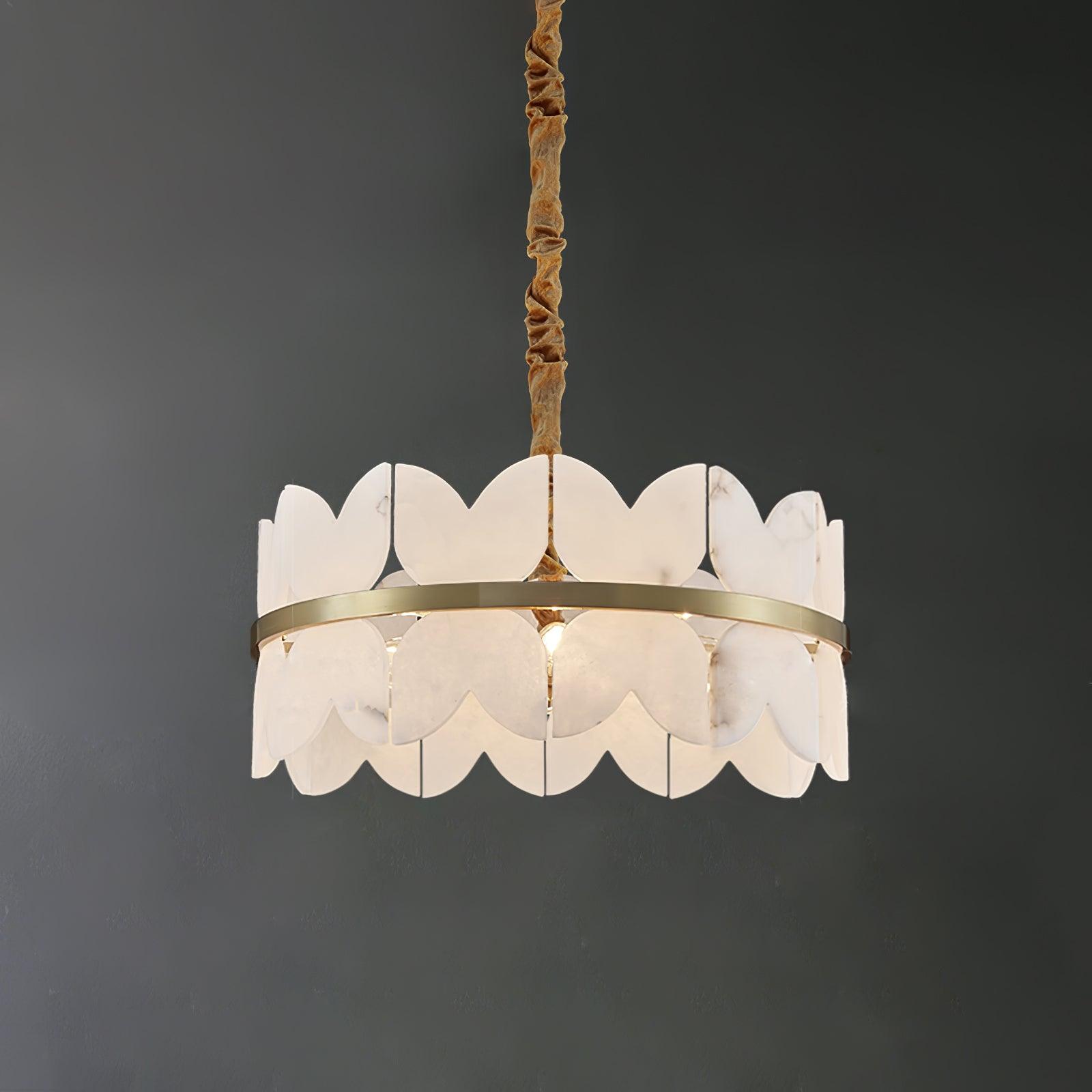 Alabaster Cloudscape Chandelier - YhLamps
