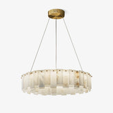 Celestial Alabaster Round Chandelier - YhLamps