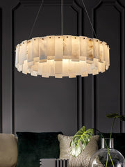 Celestial Alabaster Round Chandelier - YhLamps