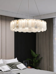 Celestial Alabaster Round Chandelier - YhLamps