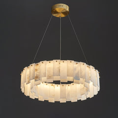 Celestial Alabaster Round Chandelier - YhLamps