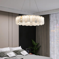 Celestial Alabaster Round Chandelier - YhLamps