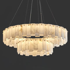 Celestial Alabaster Round Chandelier - YhLamps