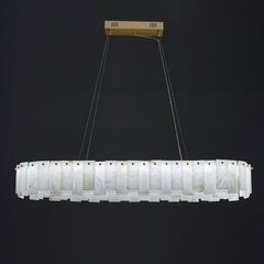 Celestial Alabaster Round Chandelier - YhLamps