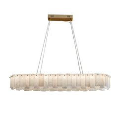 Celestial Alabaster Round Chandelier - YhLamps