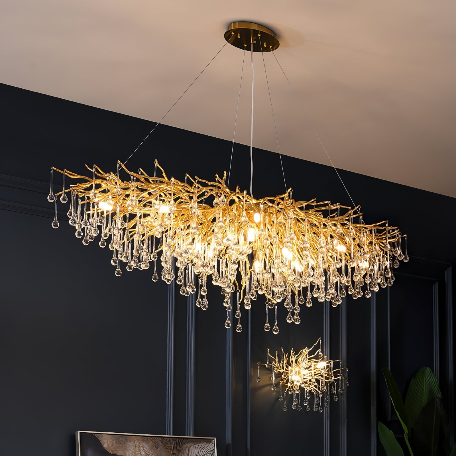 Teardrop Crystal Chandelier - YhLamps