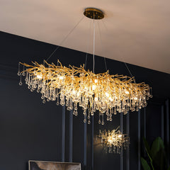 Teardrop Crystal Chandelier - YhLamps