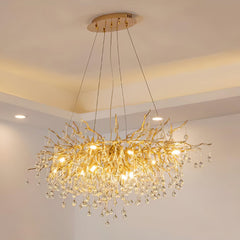 Teardrop Crystal Chandelier - YhLamps