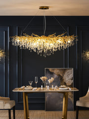 Teardrop Crystal Chandelier - YhLamps