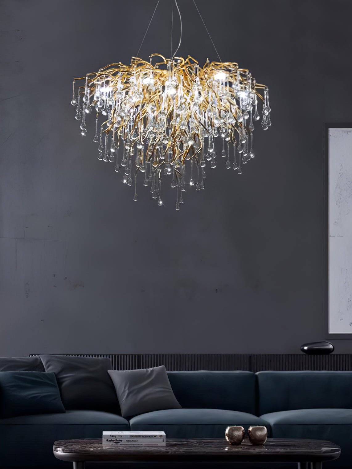 Teardrop Crystal Chandelier - YhLamps