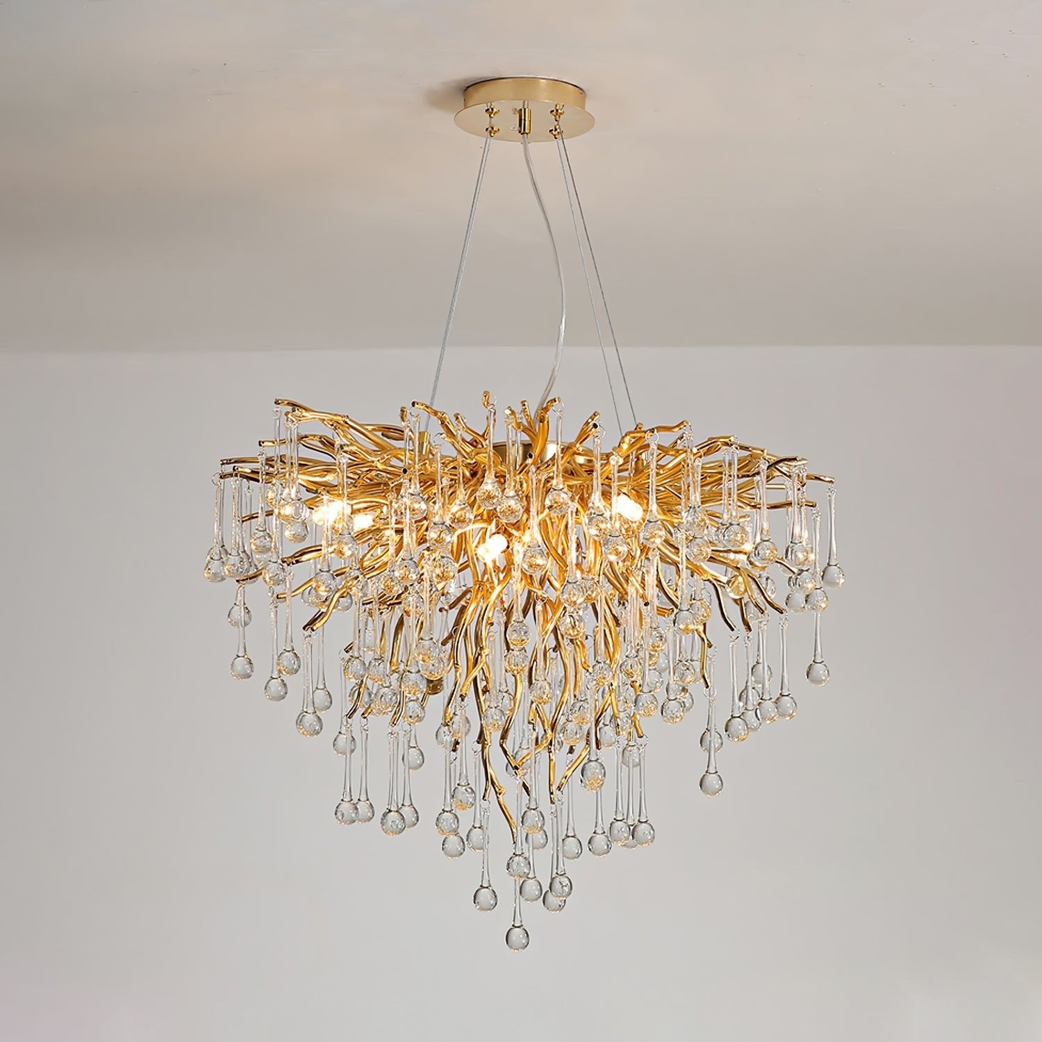 Teardrop Crystal Chandelier - YhLamps