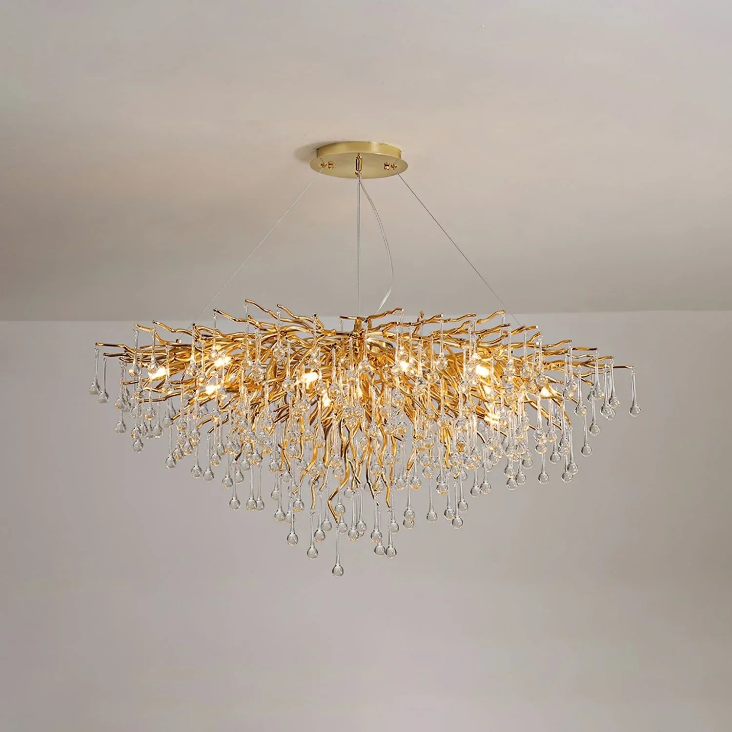 Teardrop Crystal Chandelier - YhLamps