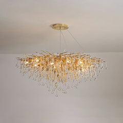 Teardrop Crystal Chandelier - YhLamps