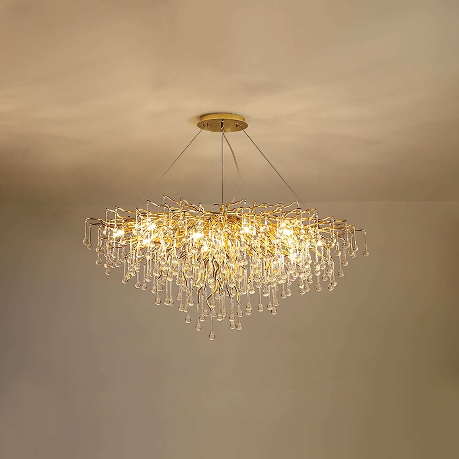 Teardrop Crystal Chandelier - YhLamps