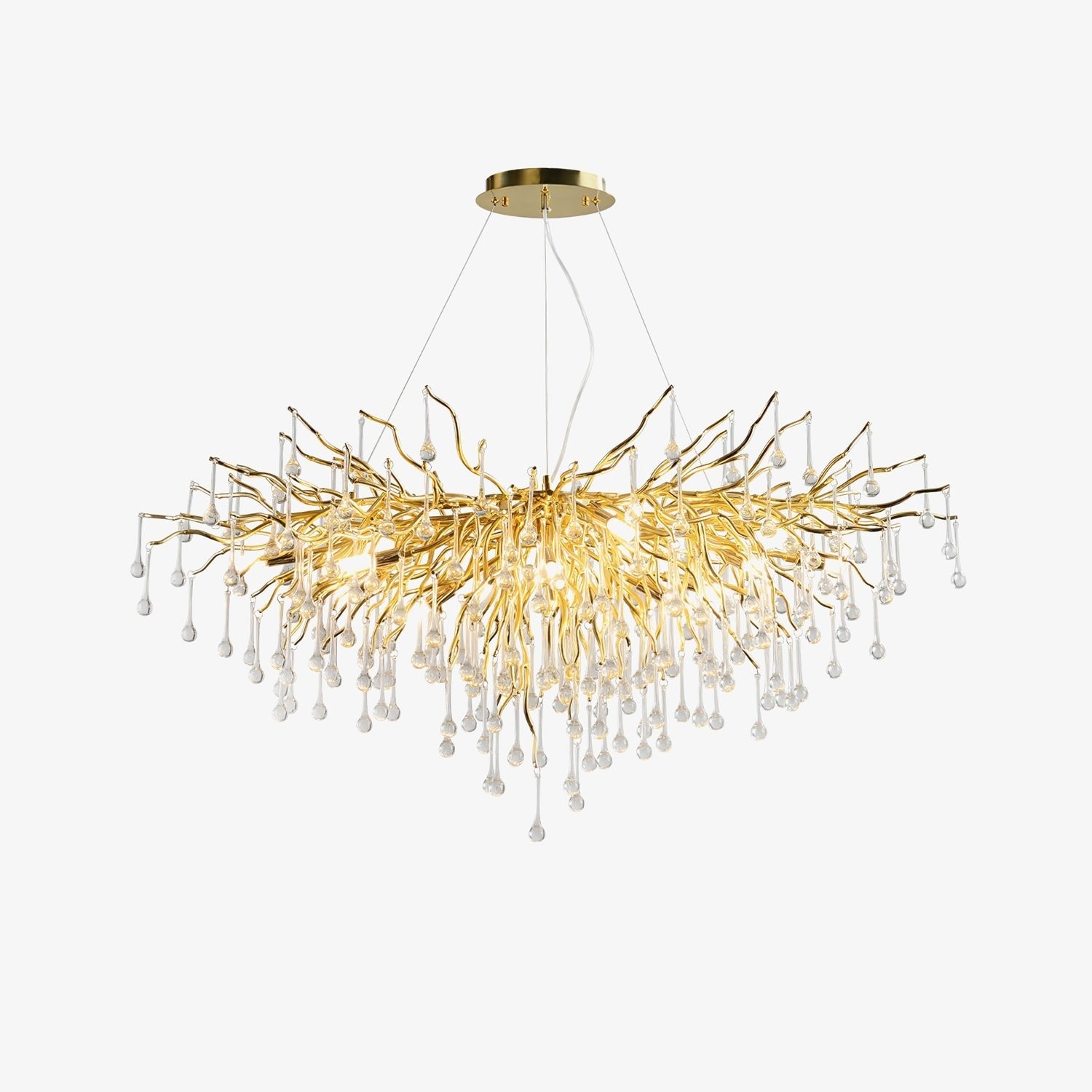 Teardrop Crystal Chandelier - YhLamps