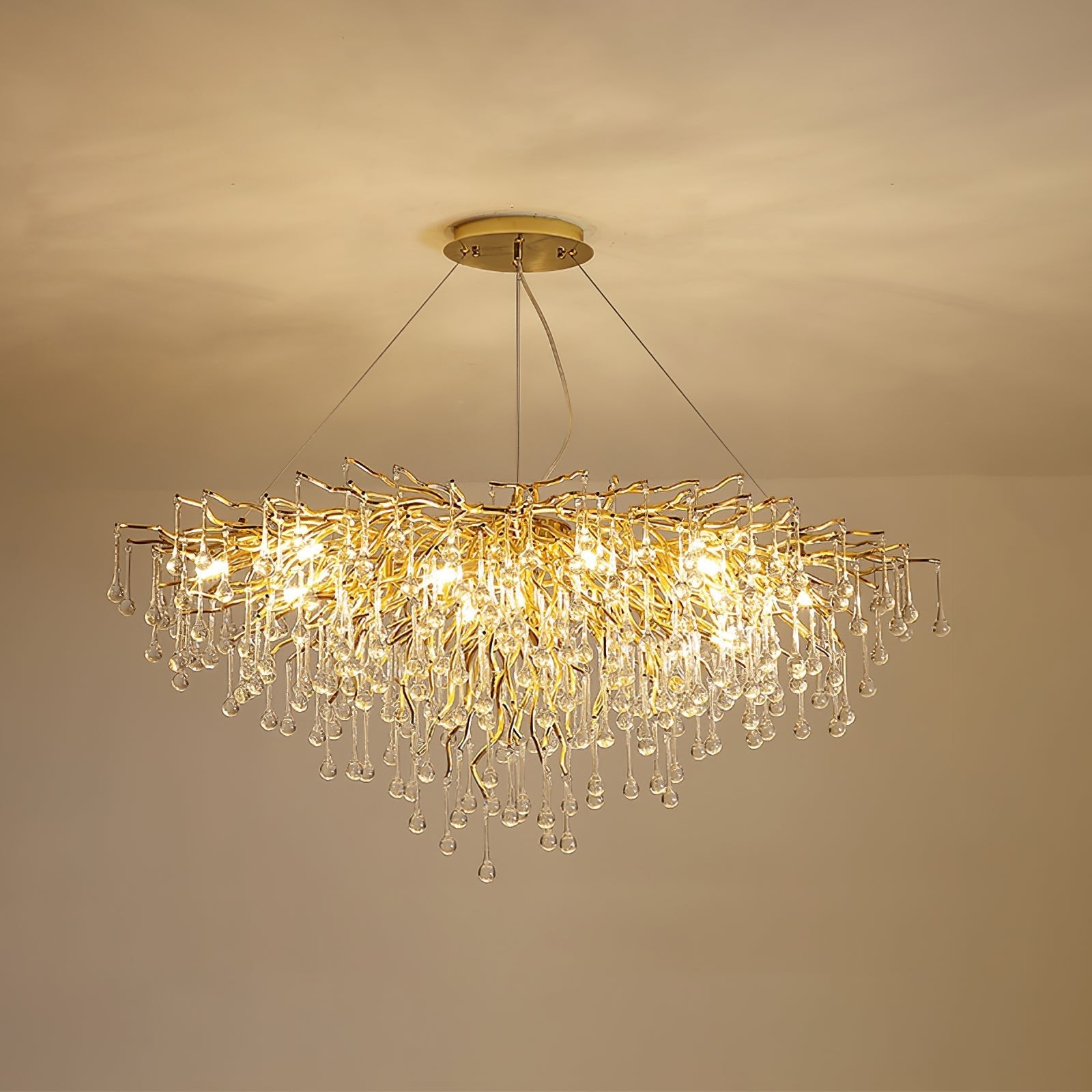 Teardrop Crystal Chandelier - YhLamps
