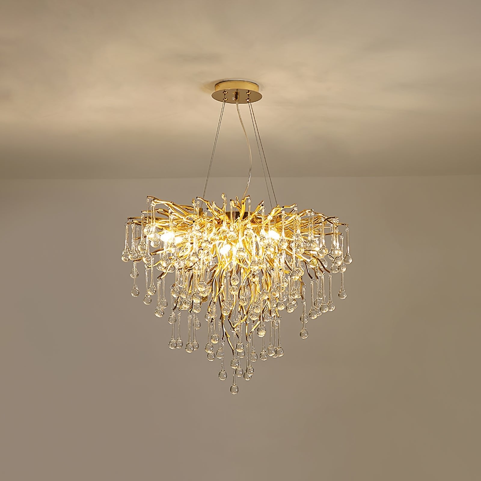 Teardrop Crystal Chandelier - YhLamps