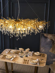 Teardrop Crystal Chandelier - YhLamps