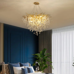 Teardrop Crystal Chandelier - YhLamps