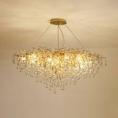 Teardrop Crystal Chandelier - YhLamps