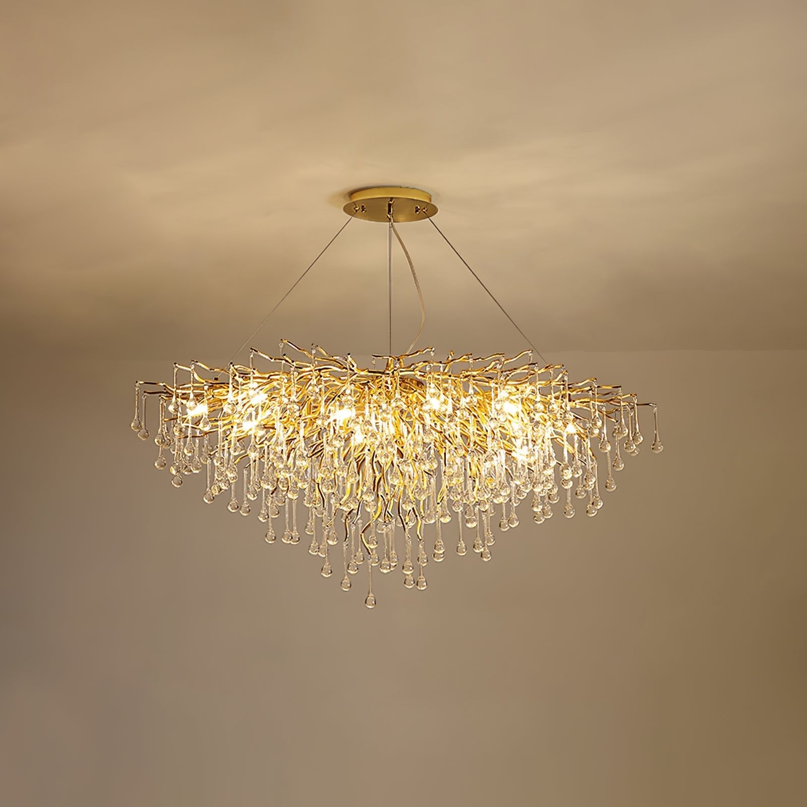 Teardrop Crystal Chandelier - YhLamps